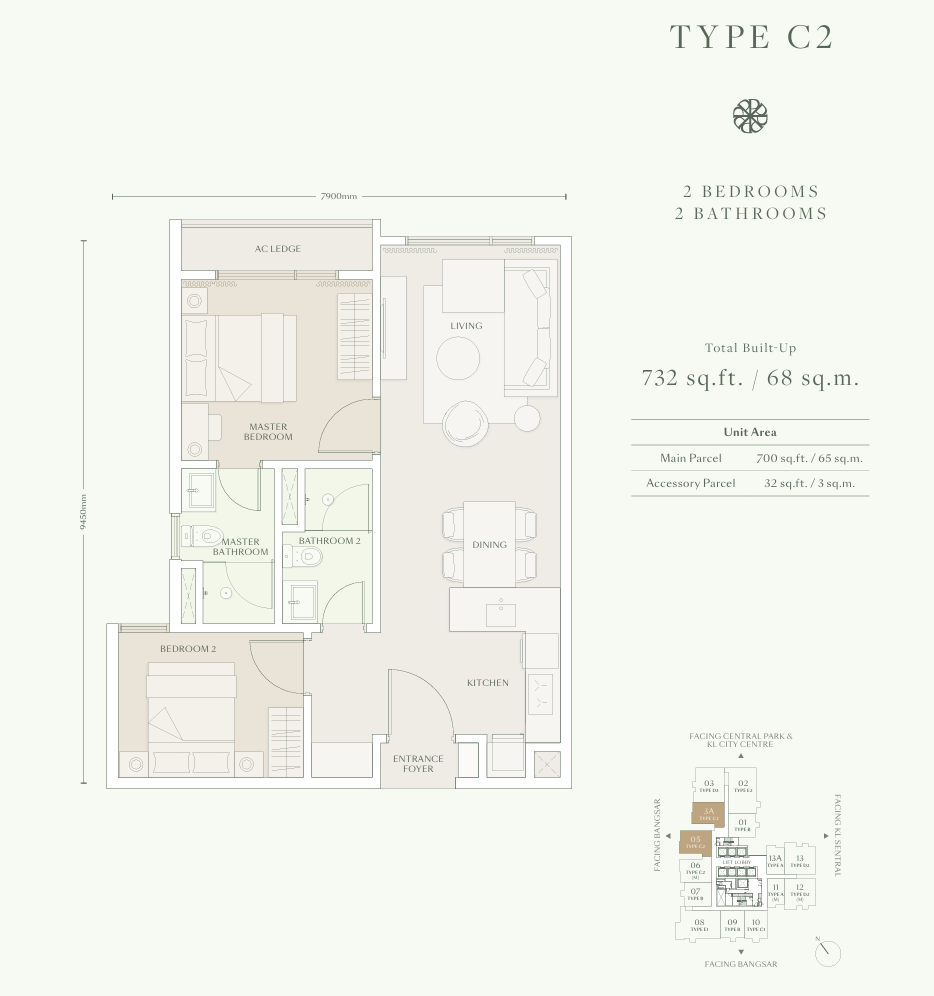 Type C2 Floor Plan