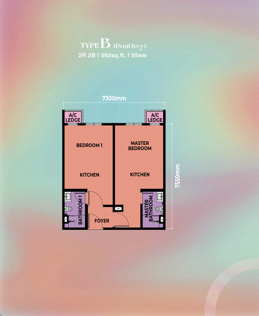 Type B Floor Plan