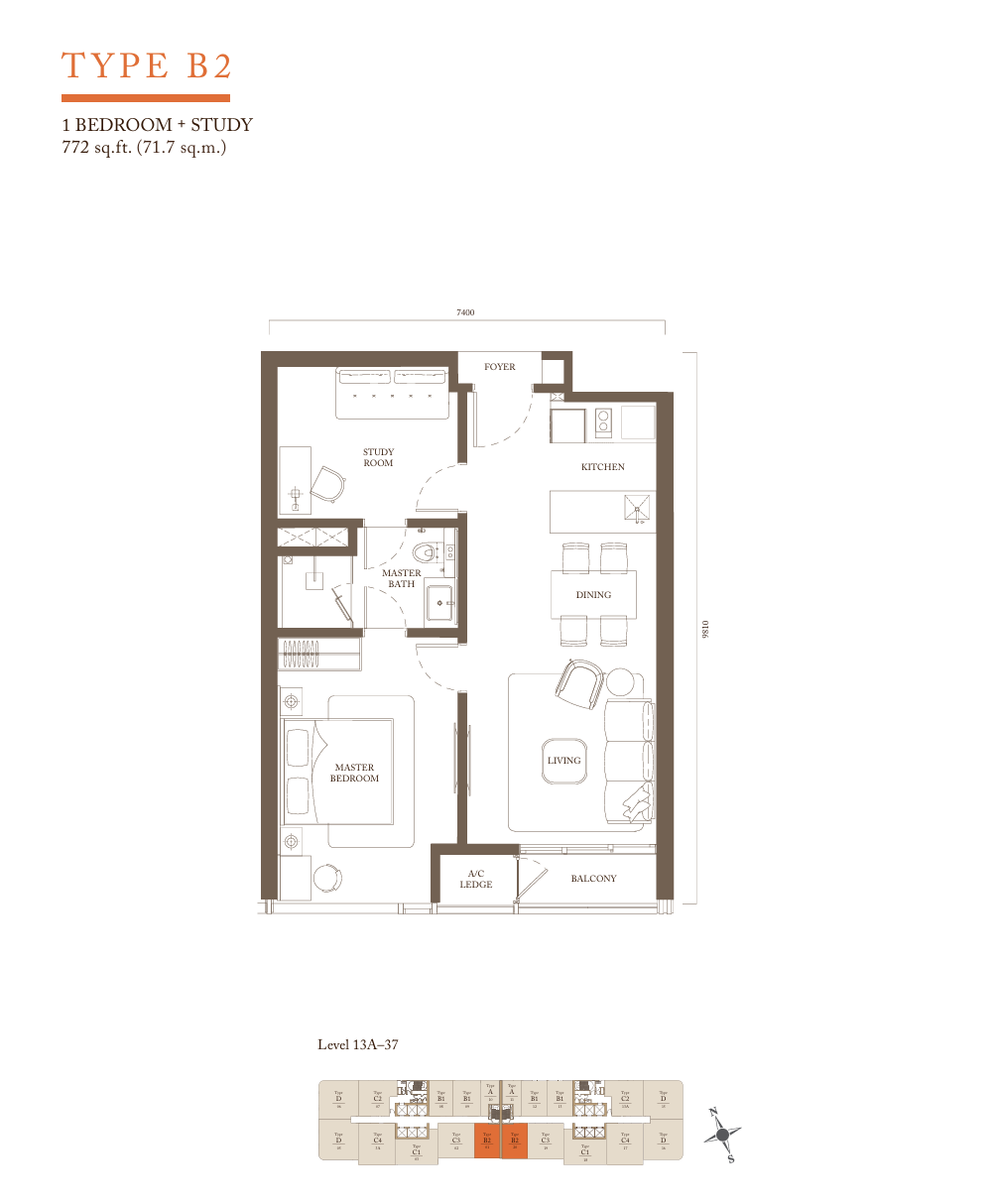 Type B2 Floor Plan