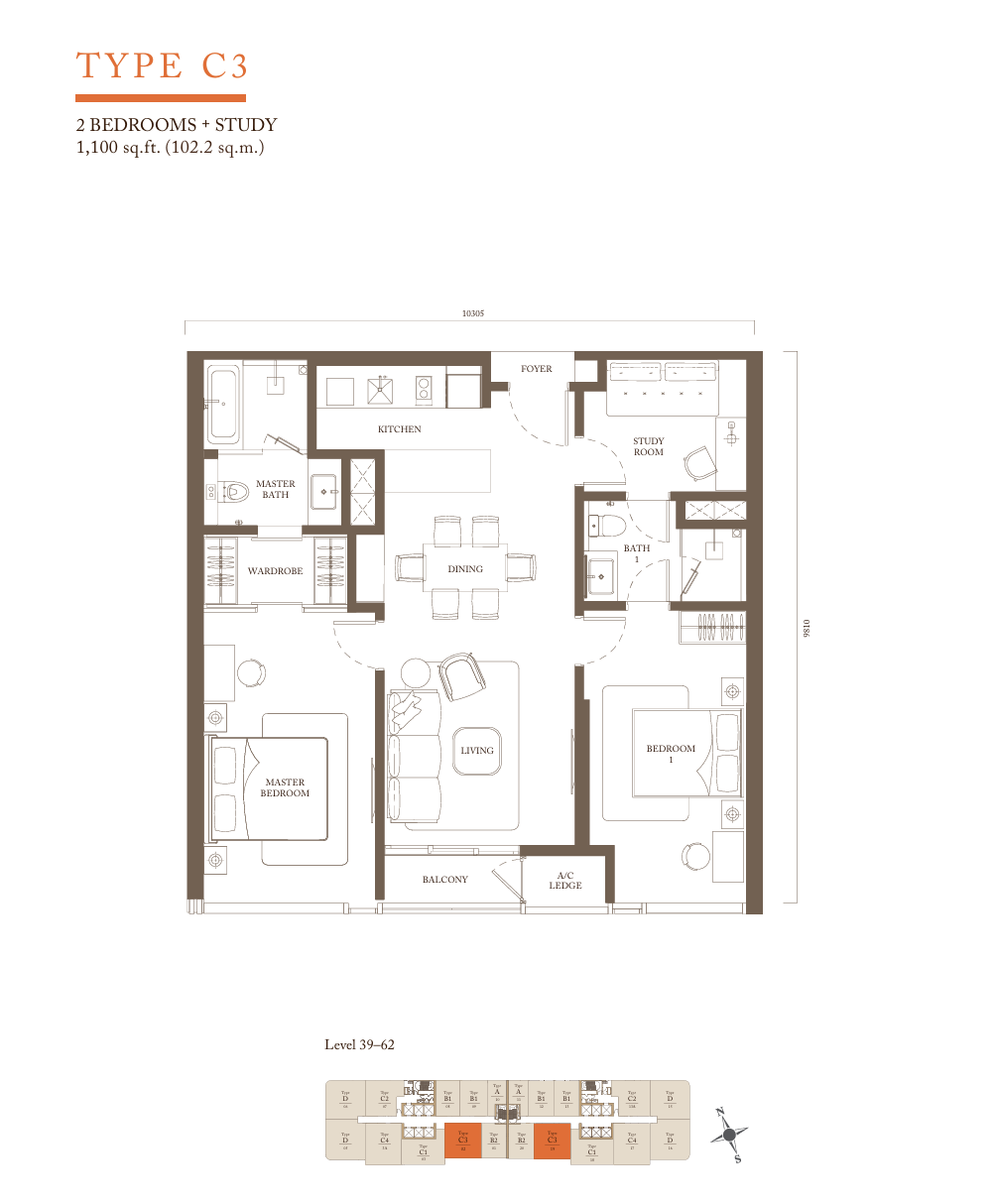 Type C3 Floor Plan