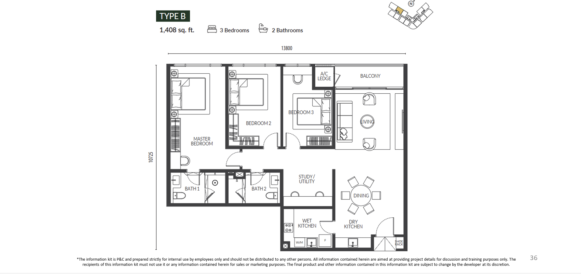 Type B Floor Plan