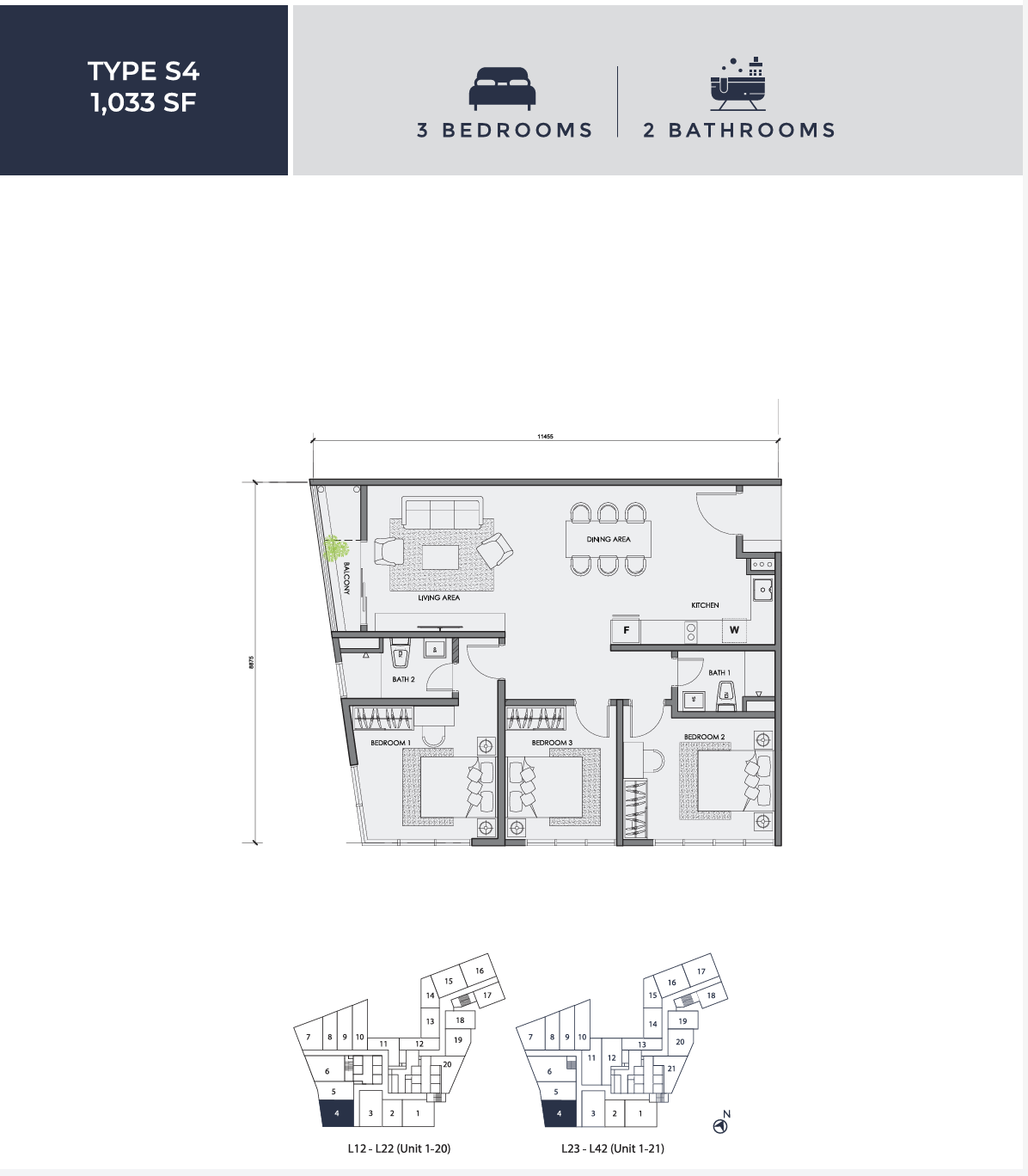 Type S4 Floor Plan