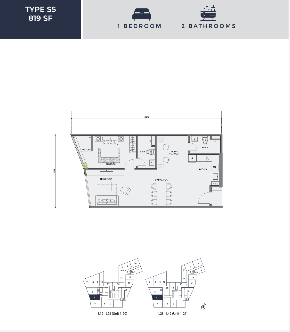 Type S5 Floor Plan
