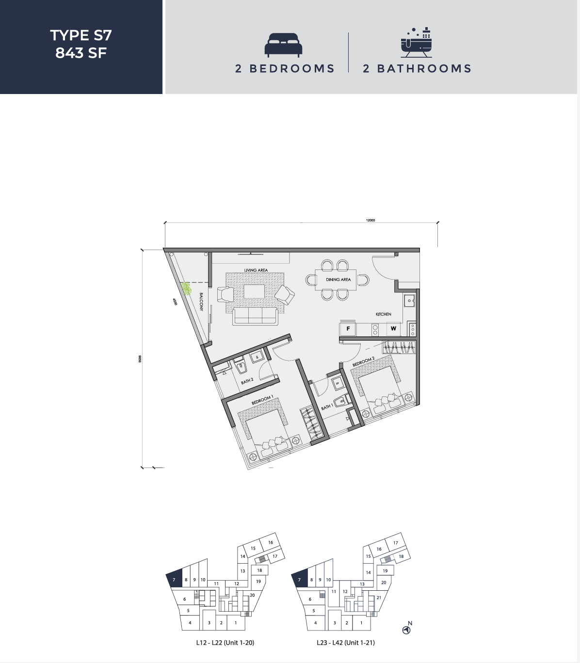 Type S7 Floor Plan