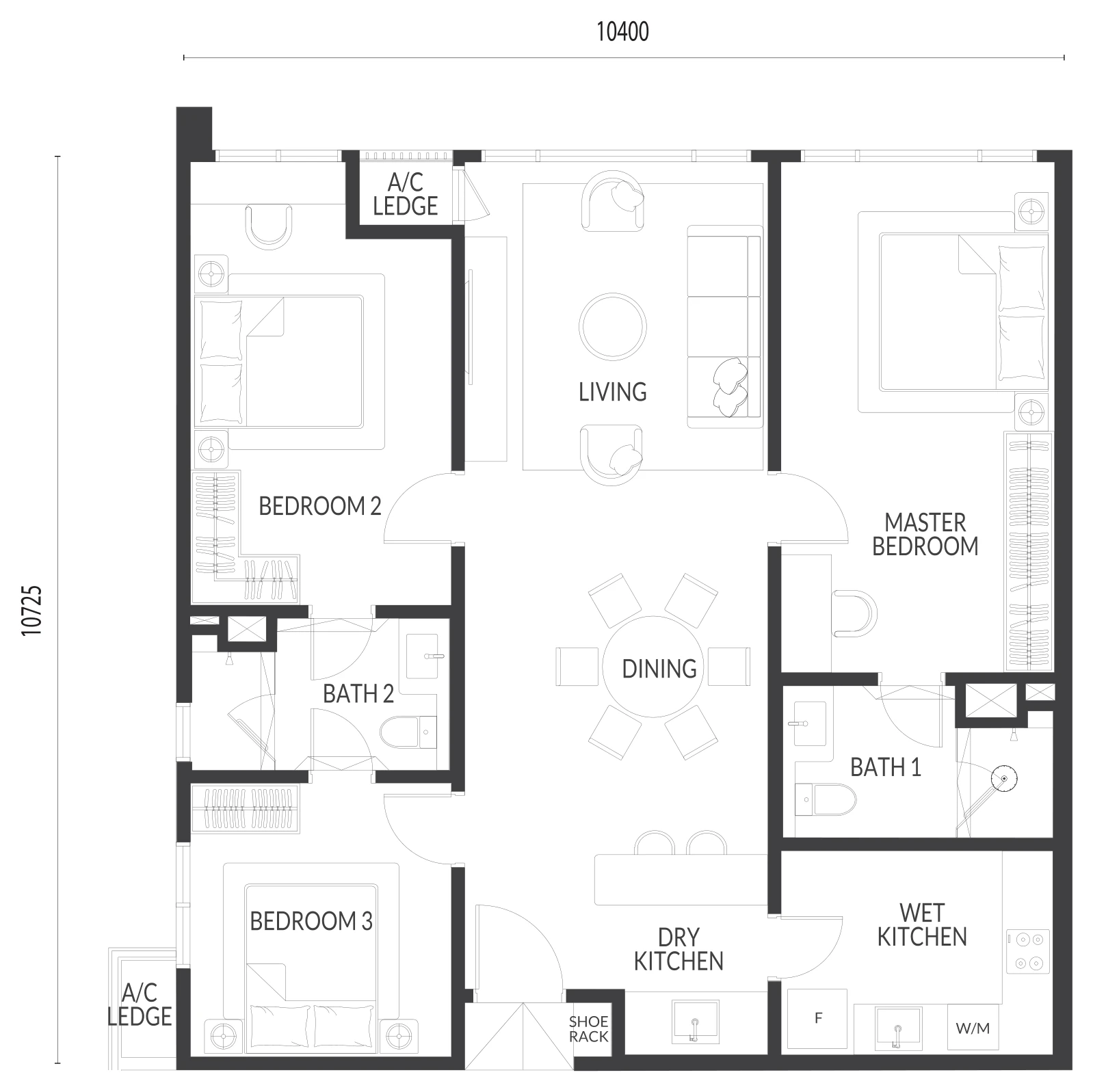 Type A1 Floor Plan
