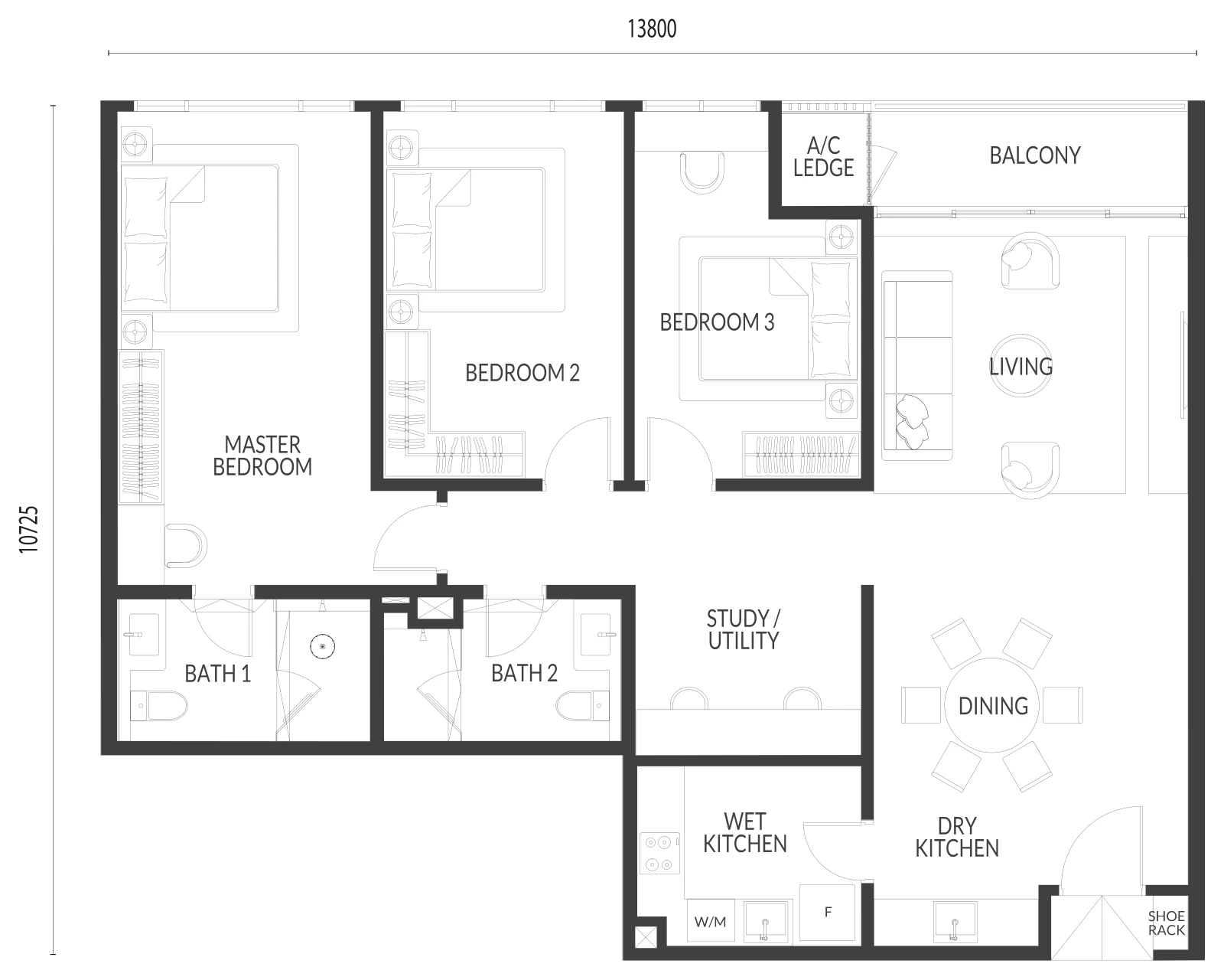 Type B Floor Plan