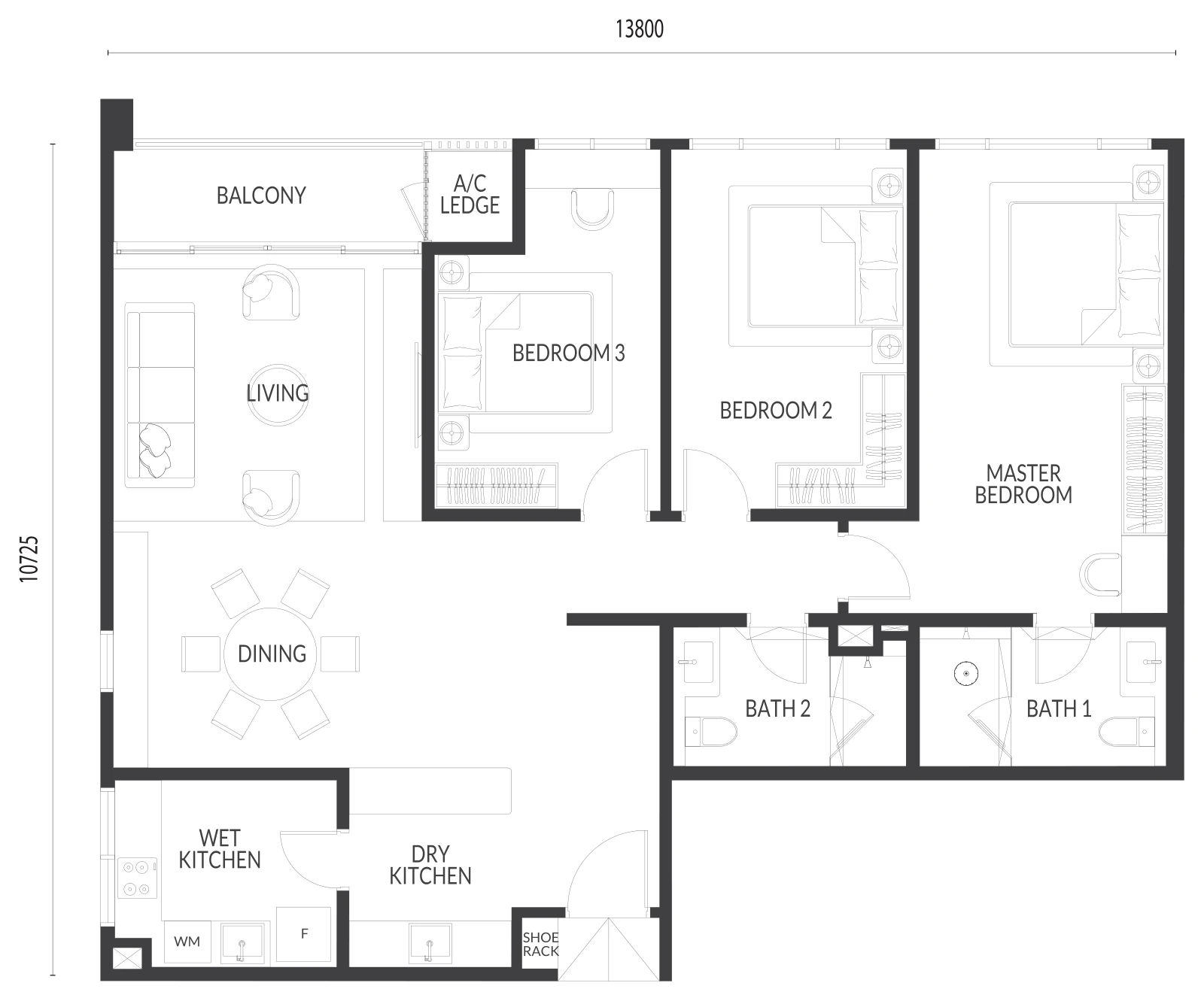 Type B1 Floor Plan