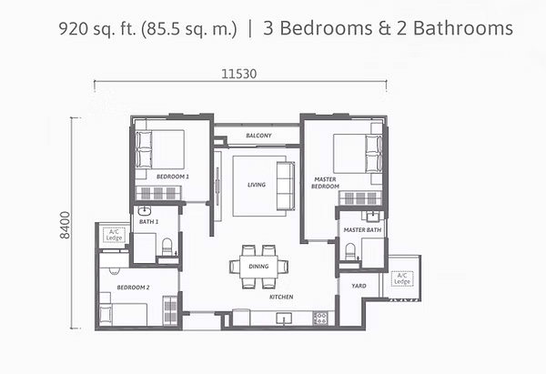 Type A Floor Plan