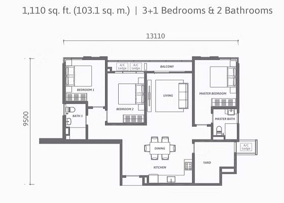 Type B2 Floor Plan