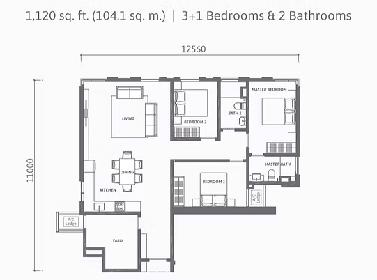 Type B3 Floor Plan