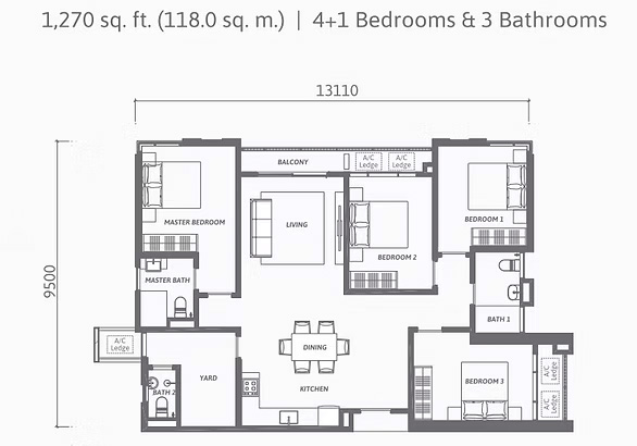 Type C Floor Plan