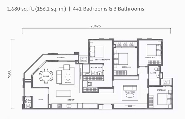 Type D Floor Plan