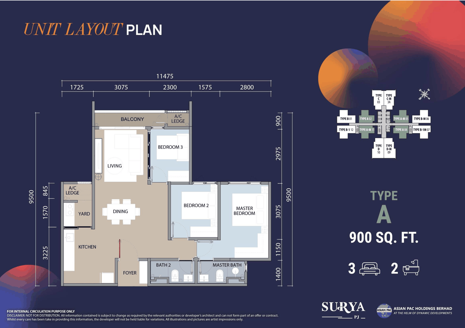 Type A Floor Plan