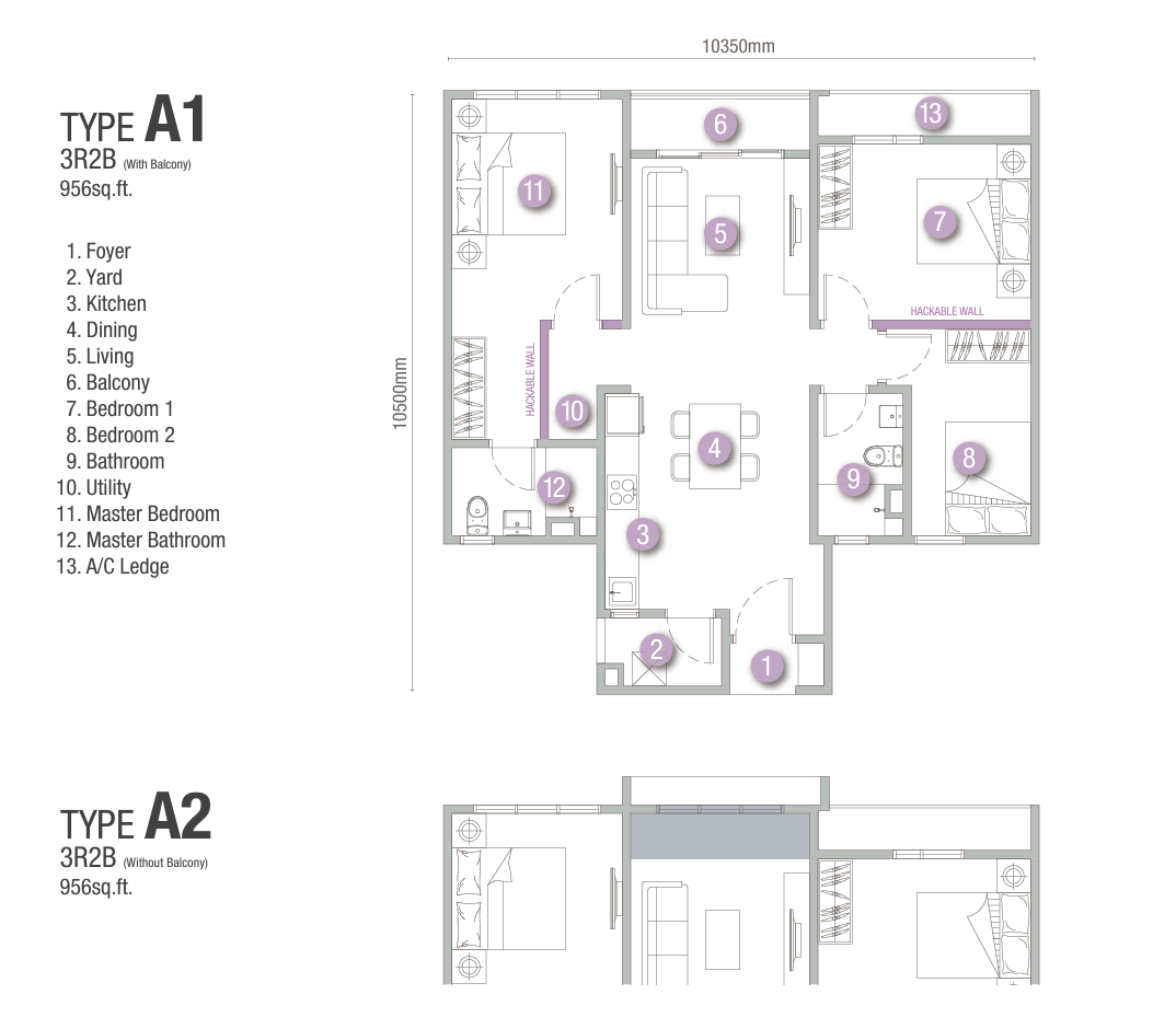 Type A Floor Plan