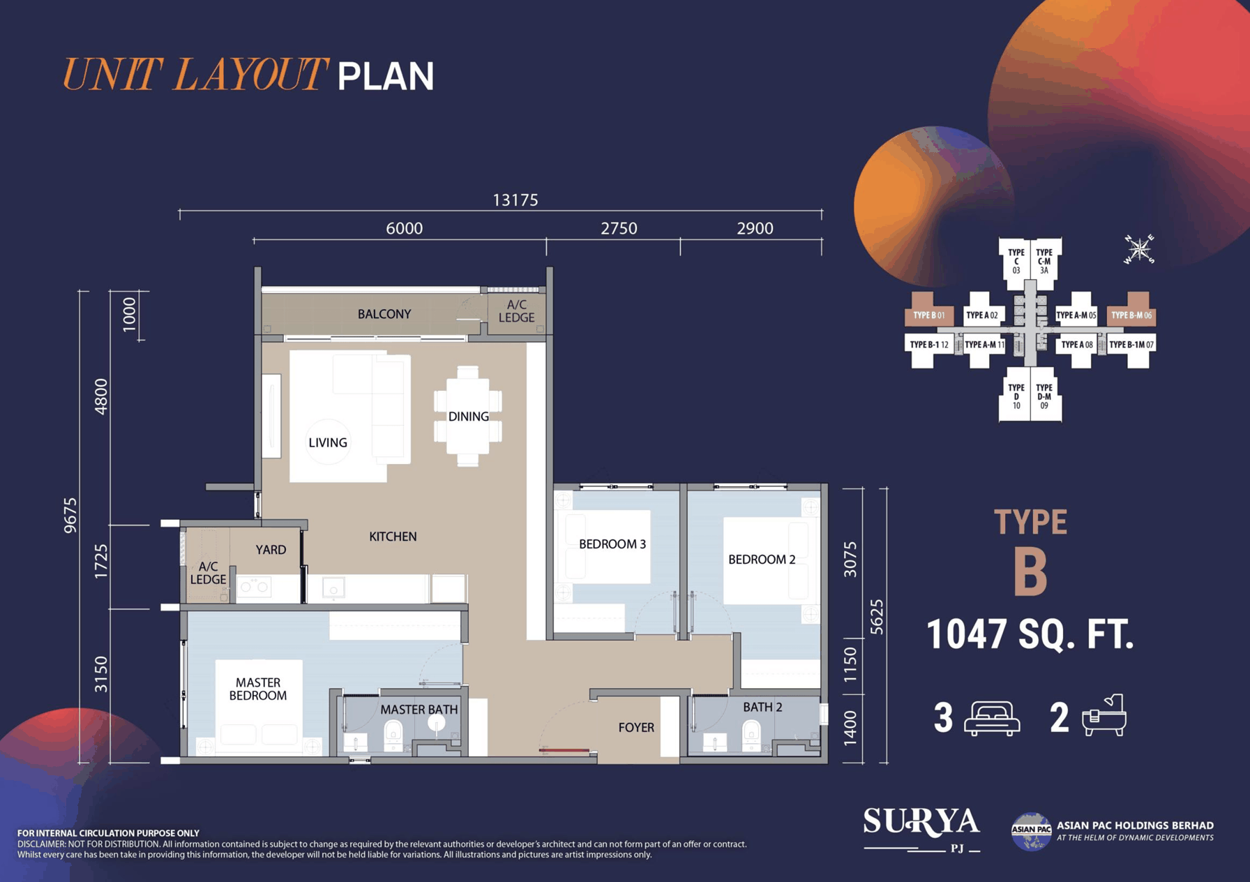 Type B Floor Plan