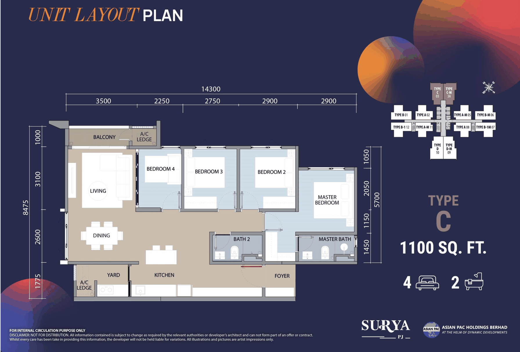 Type C Floor Plan