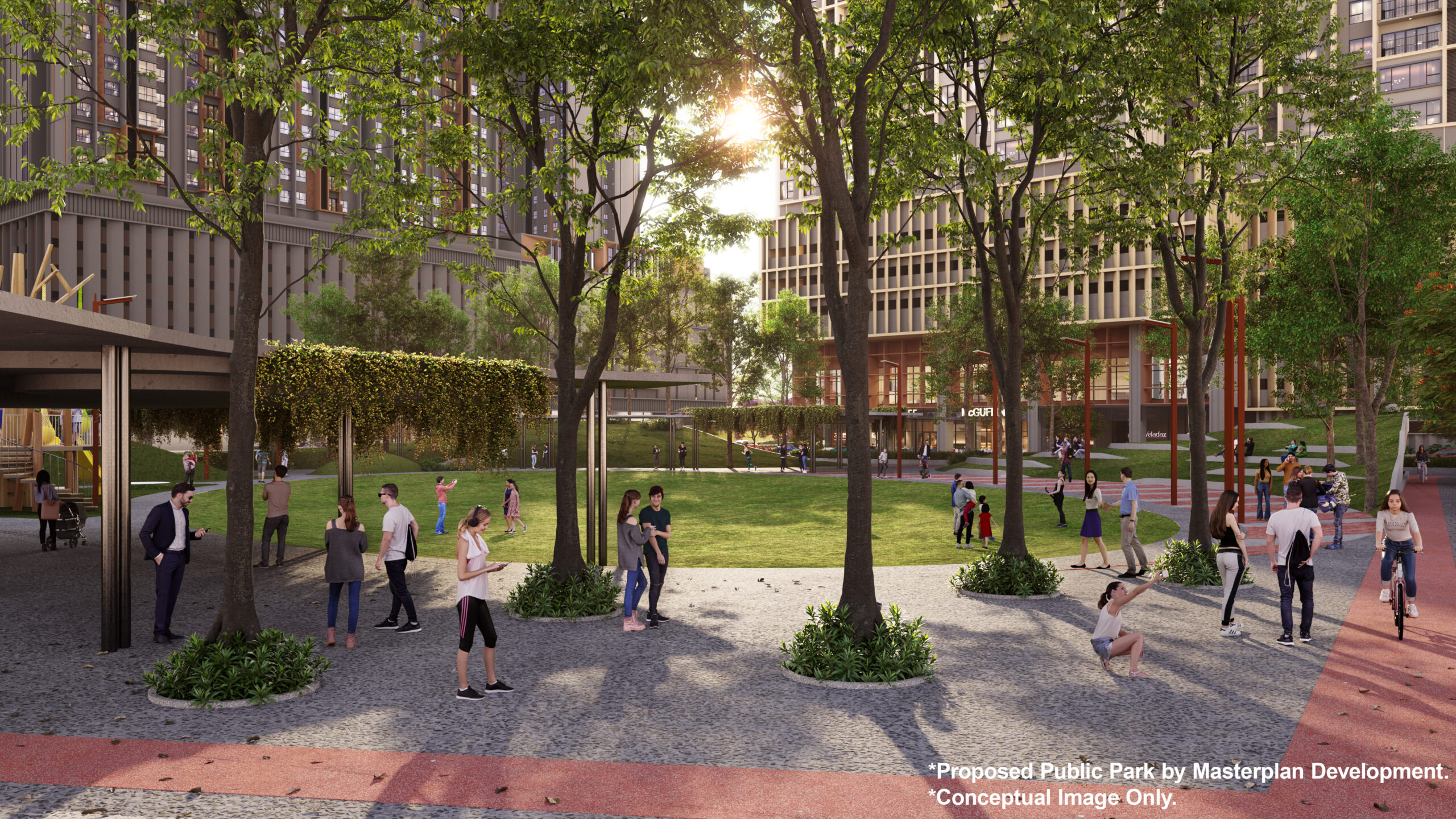 7. proposed park by master development