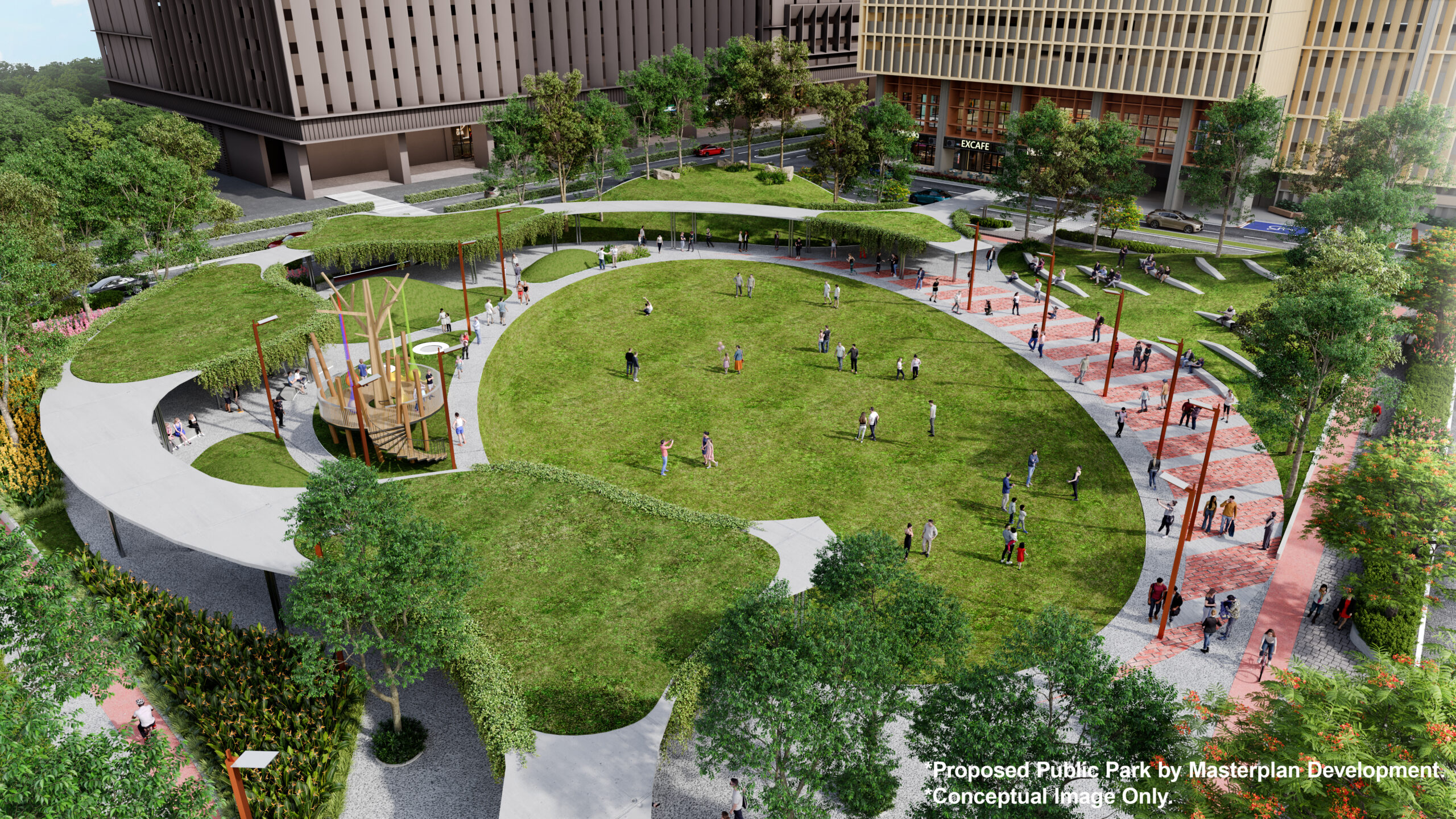 8. proposed park by master development