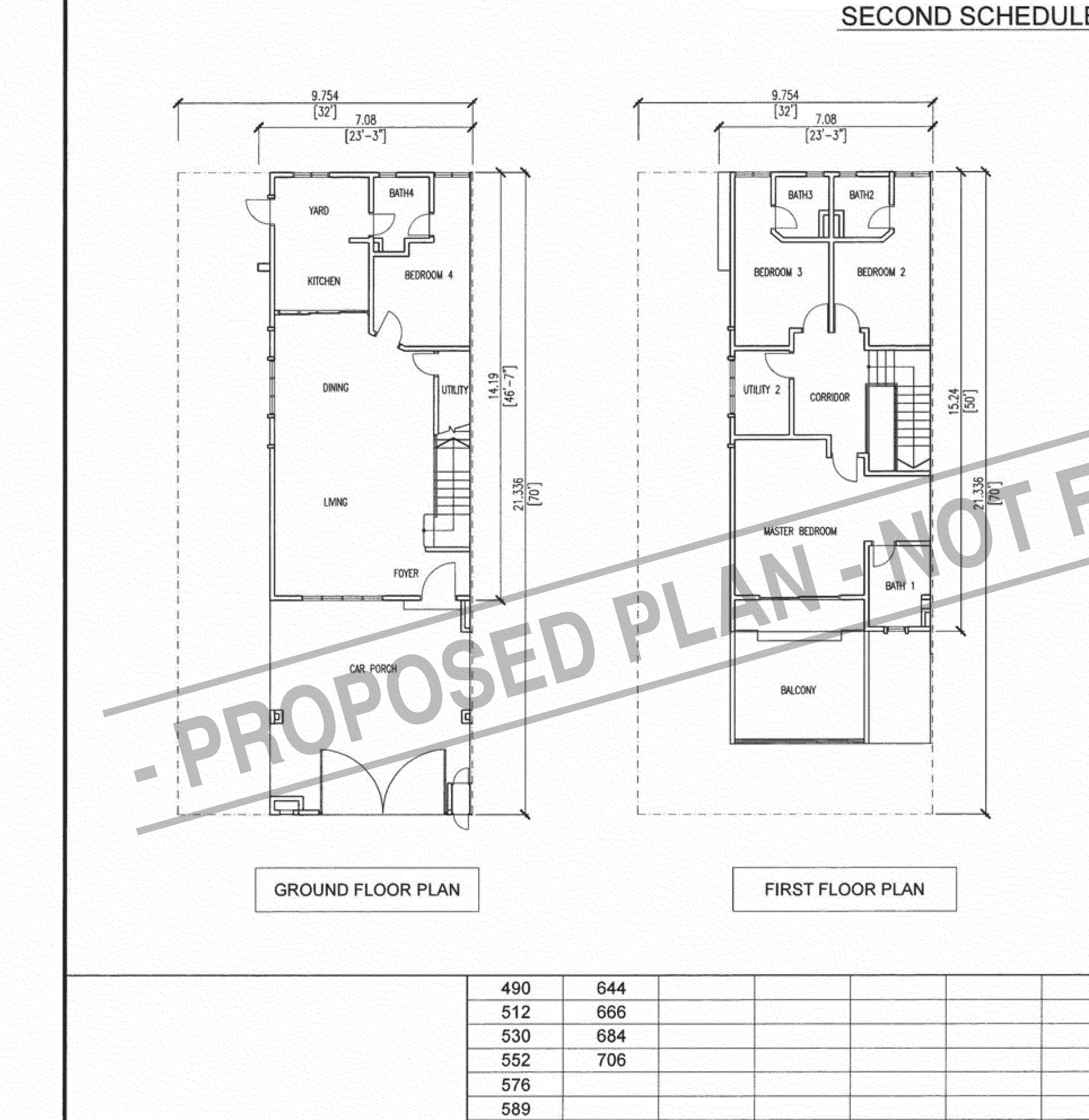 Type A Floor Plan