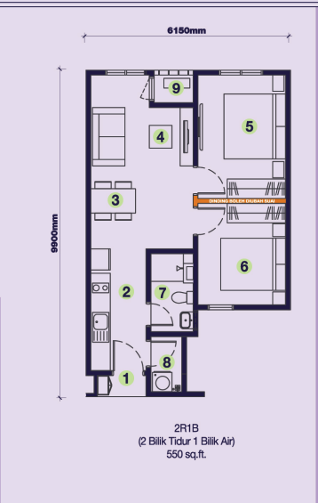 Type Type A Floor Plan