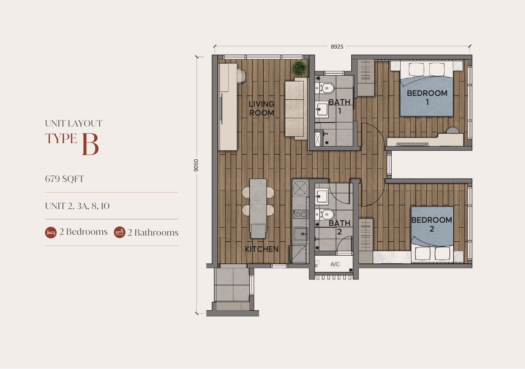 Type B Floor Plan