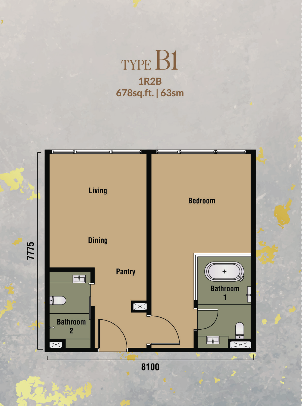 Type Type B1 Floor Plan