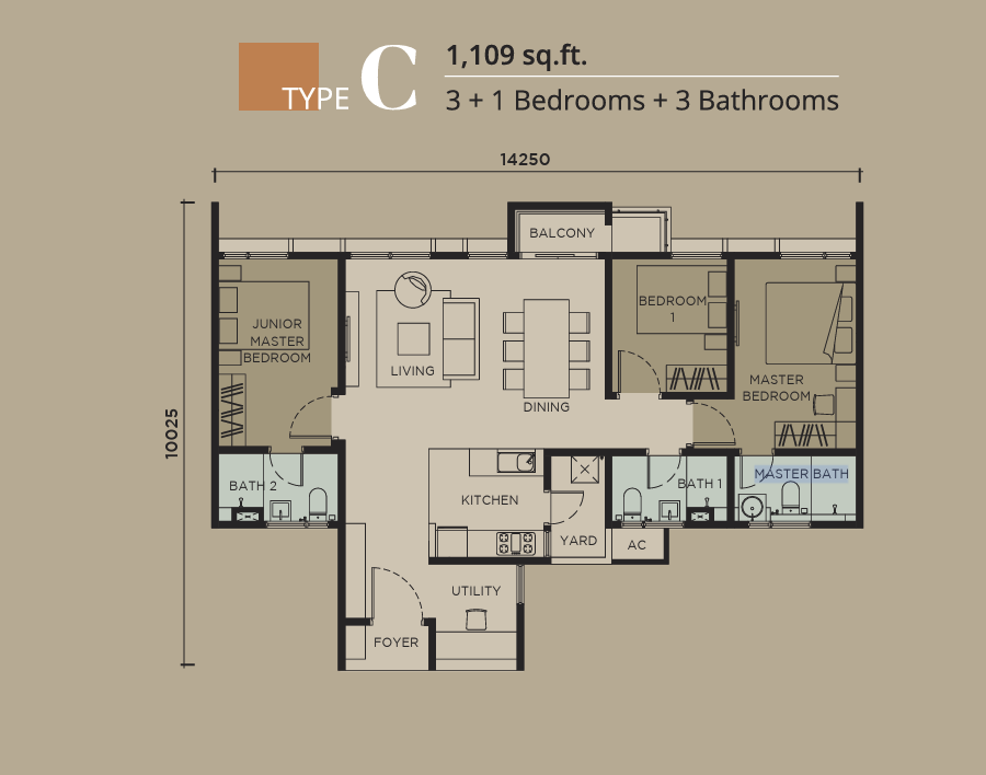 Type C Floor Plan