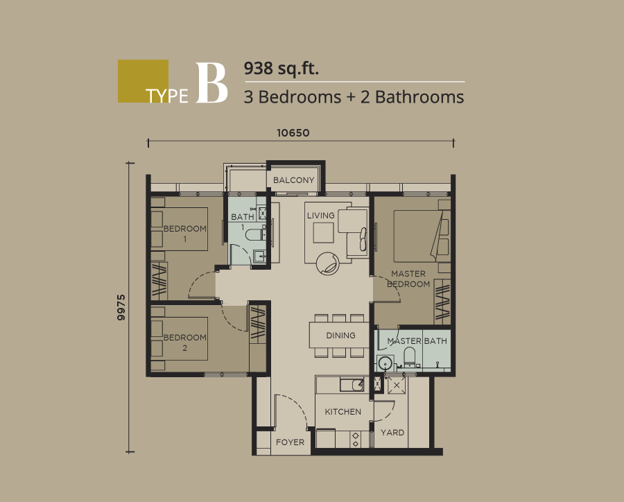 Type B Floor Plan