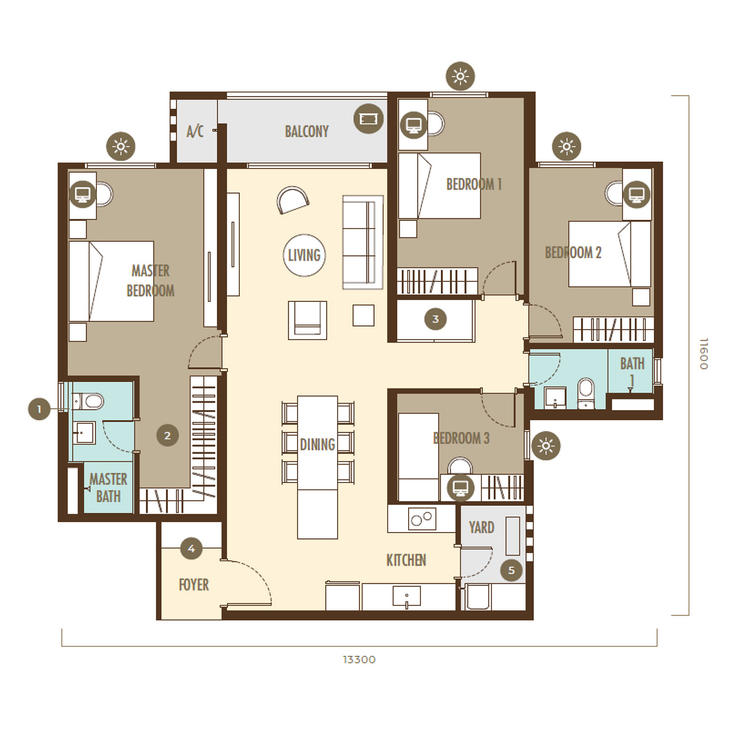 Type A2 Floor Plan