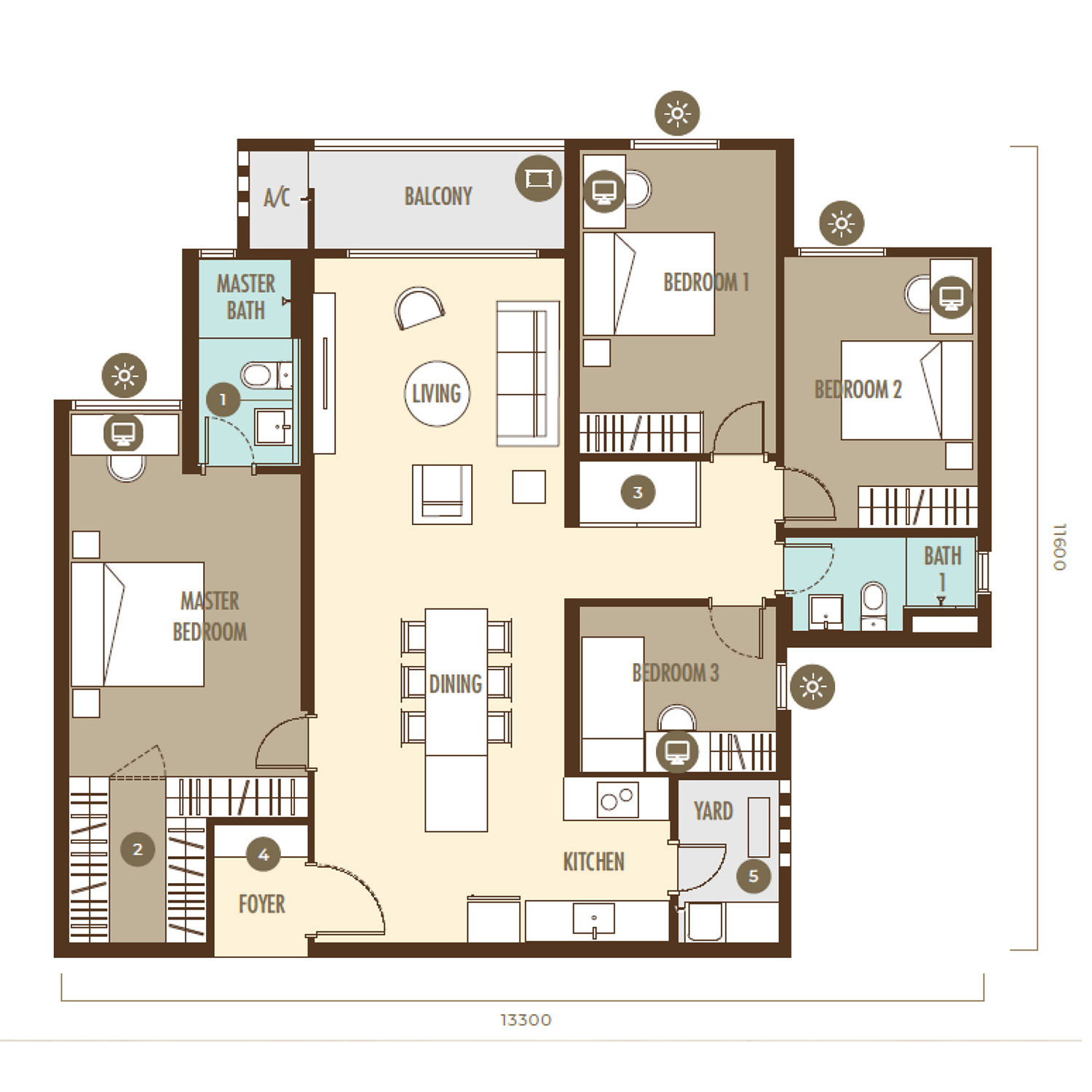 Type A3 Floor Plan