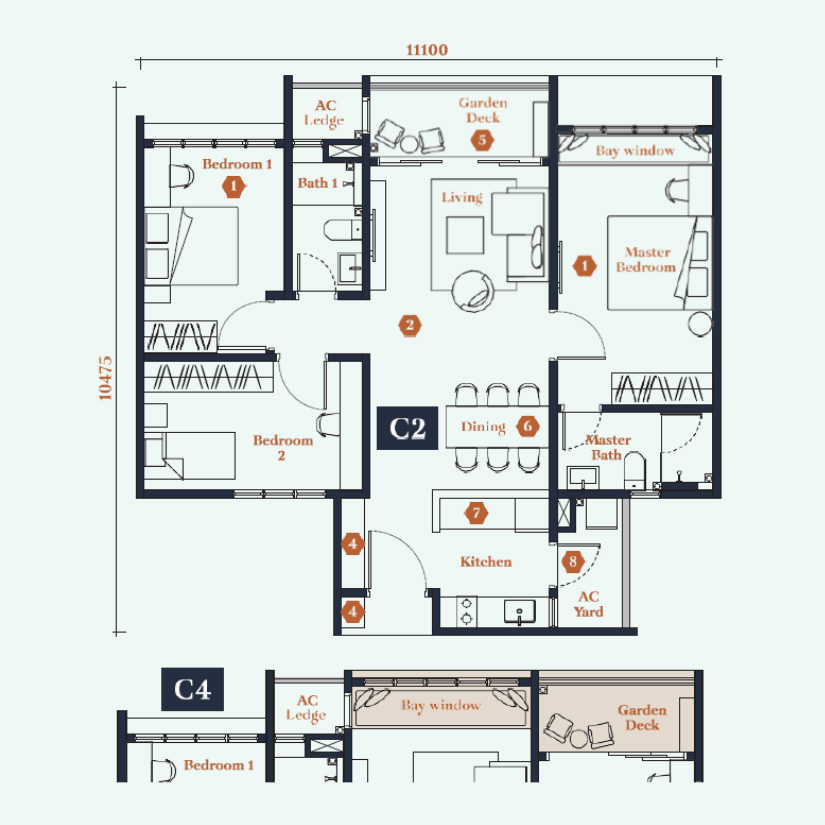 Type C Floor Plan