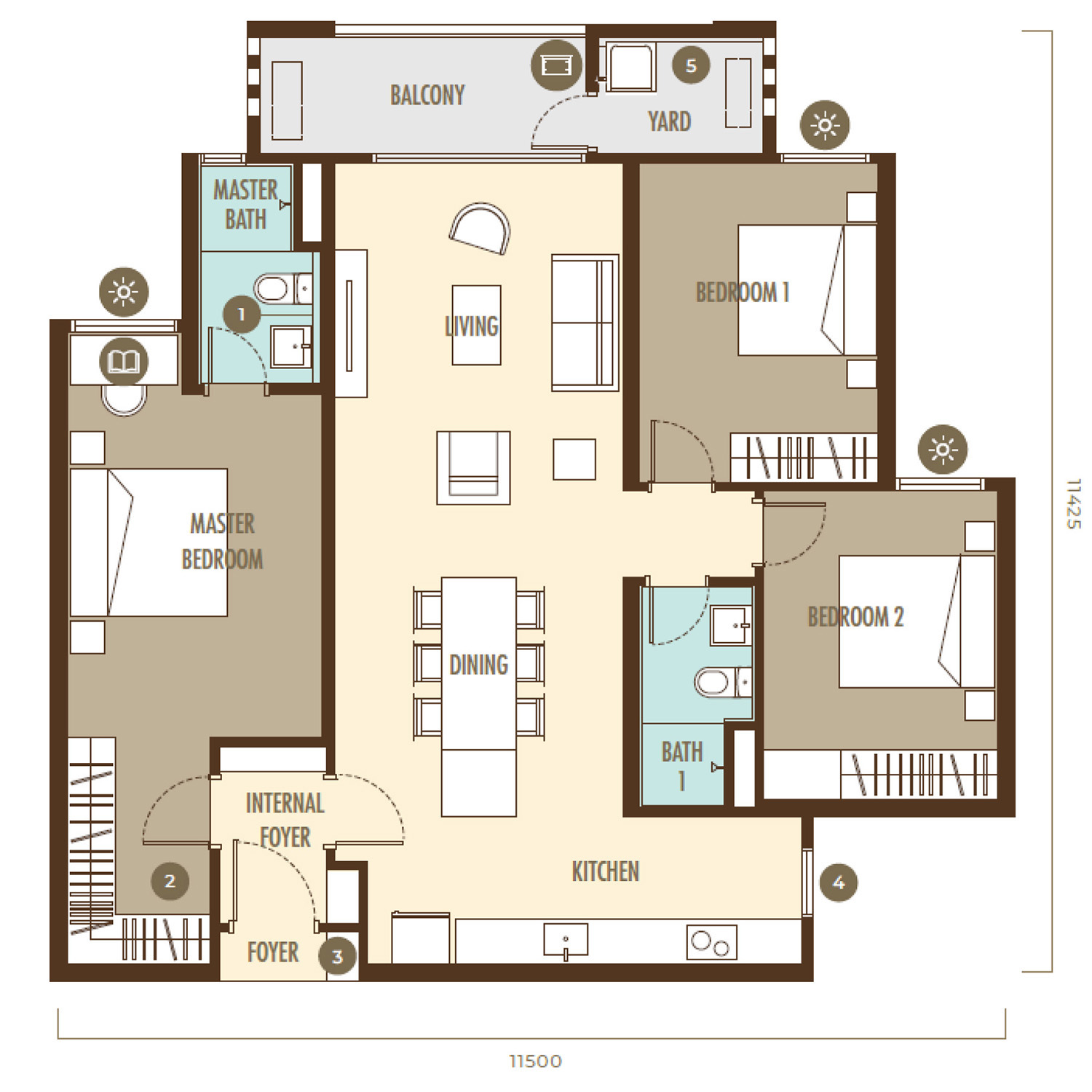 Type 1178 Floor Plan