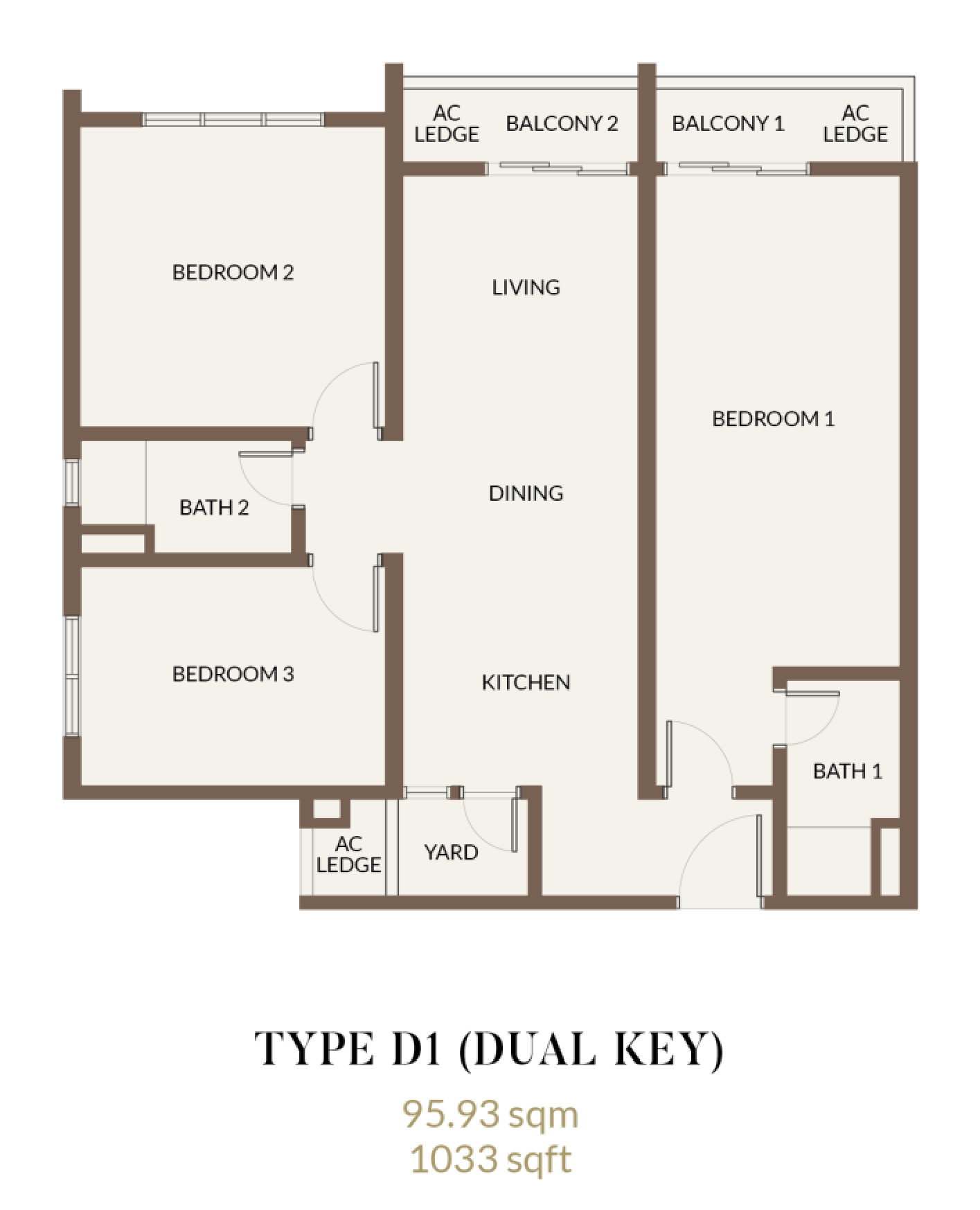 Type D1 Floor Plan