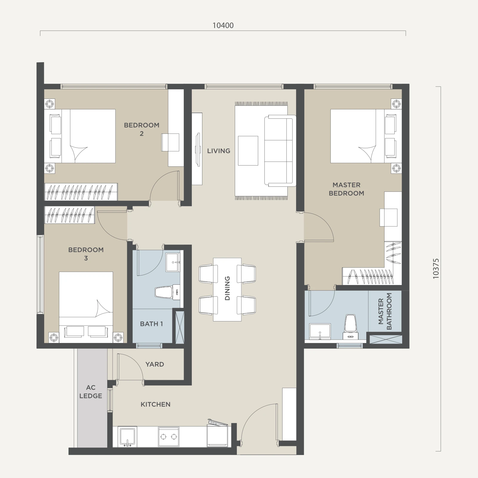 Type B Floor Plan