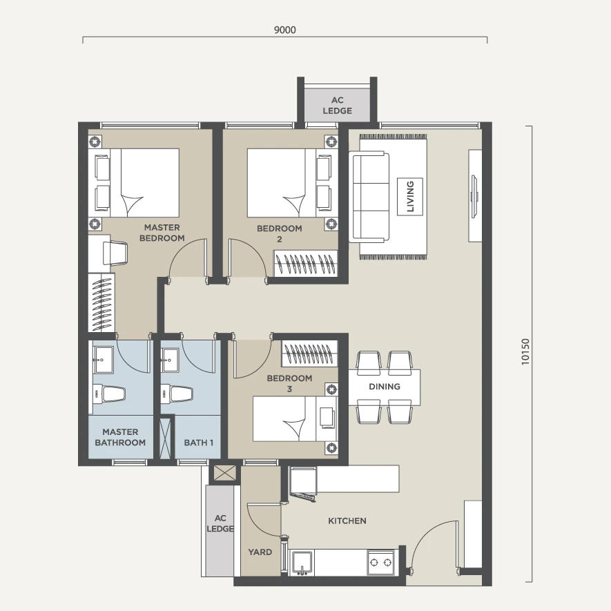 Type C Floor Plan