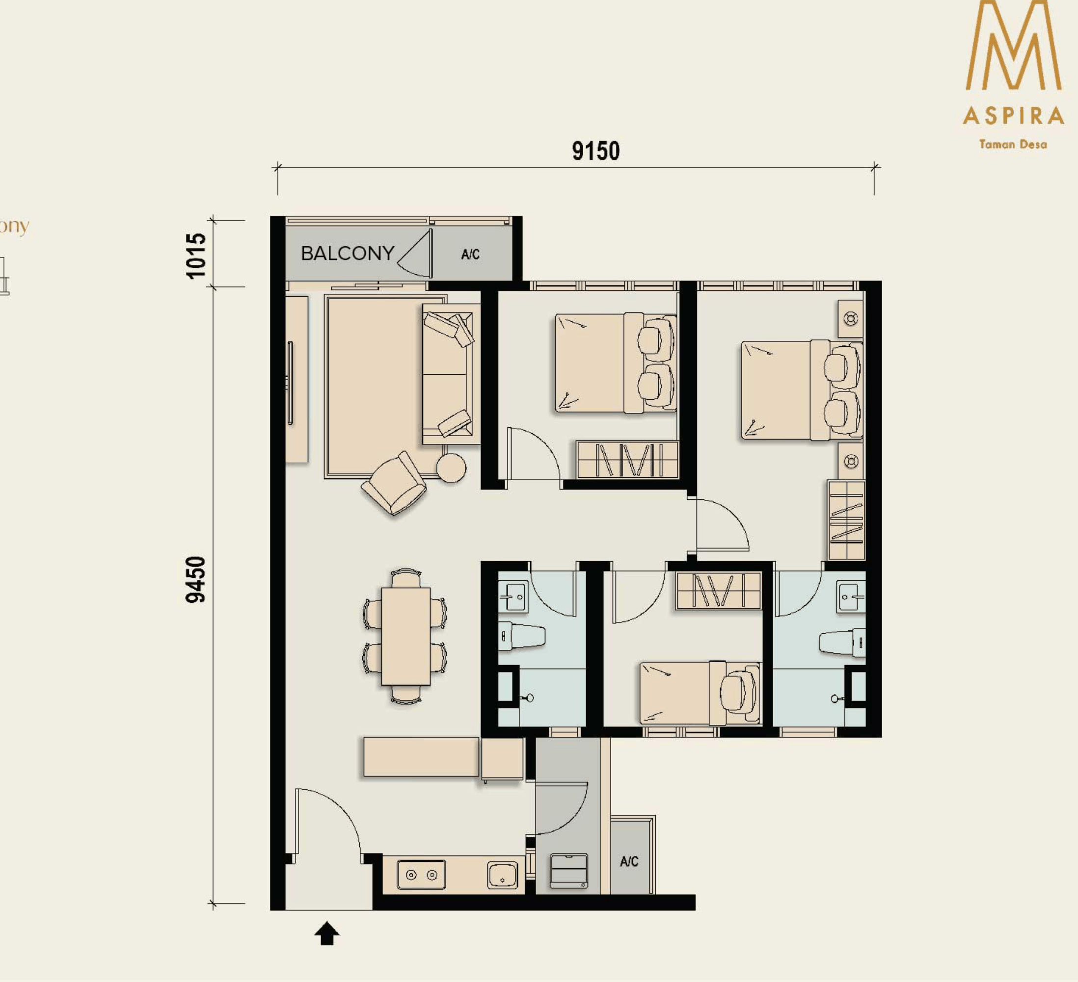 Type B Floor Plan