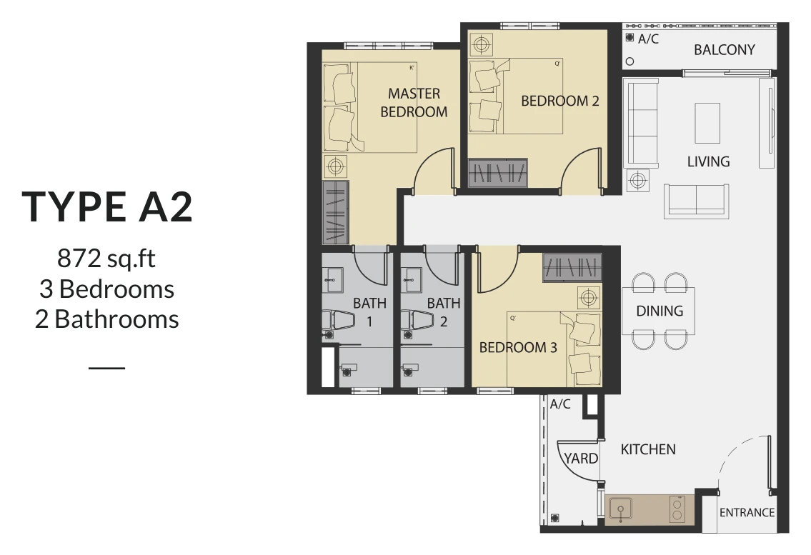 Type A2 Floor Plan