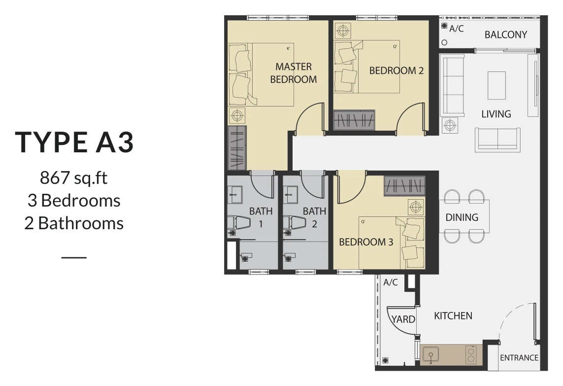 Type A3 Floor Plan
