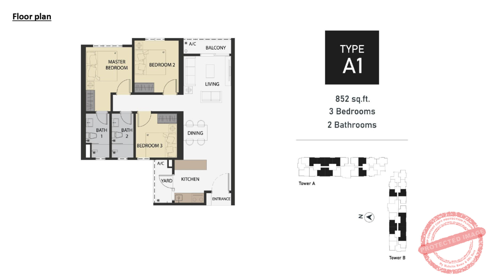 Type A1 Floor Plan
