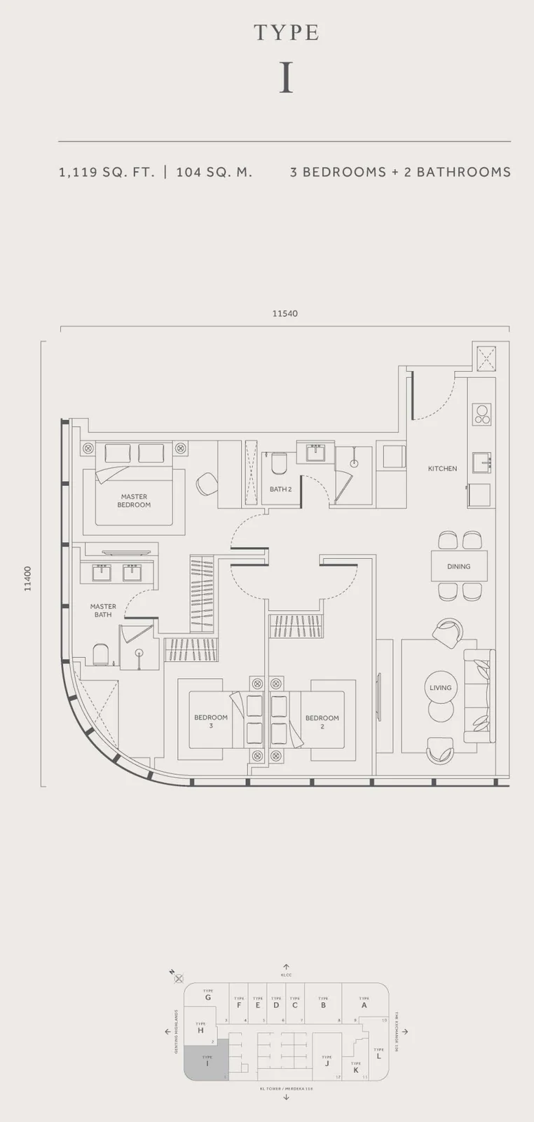 Type I Floor Plan