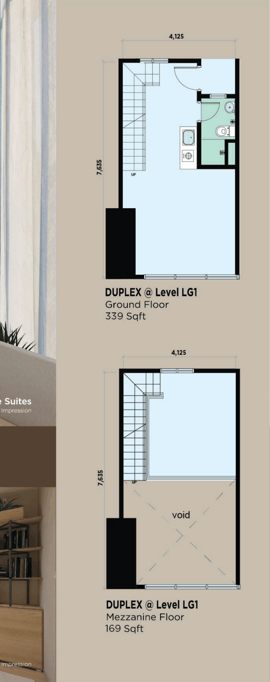 Type Duplex — 508 sqft