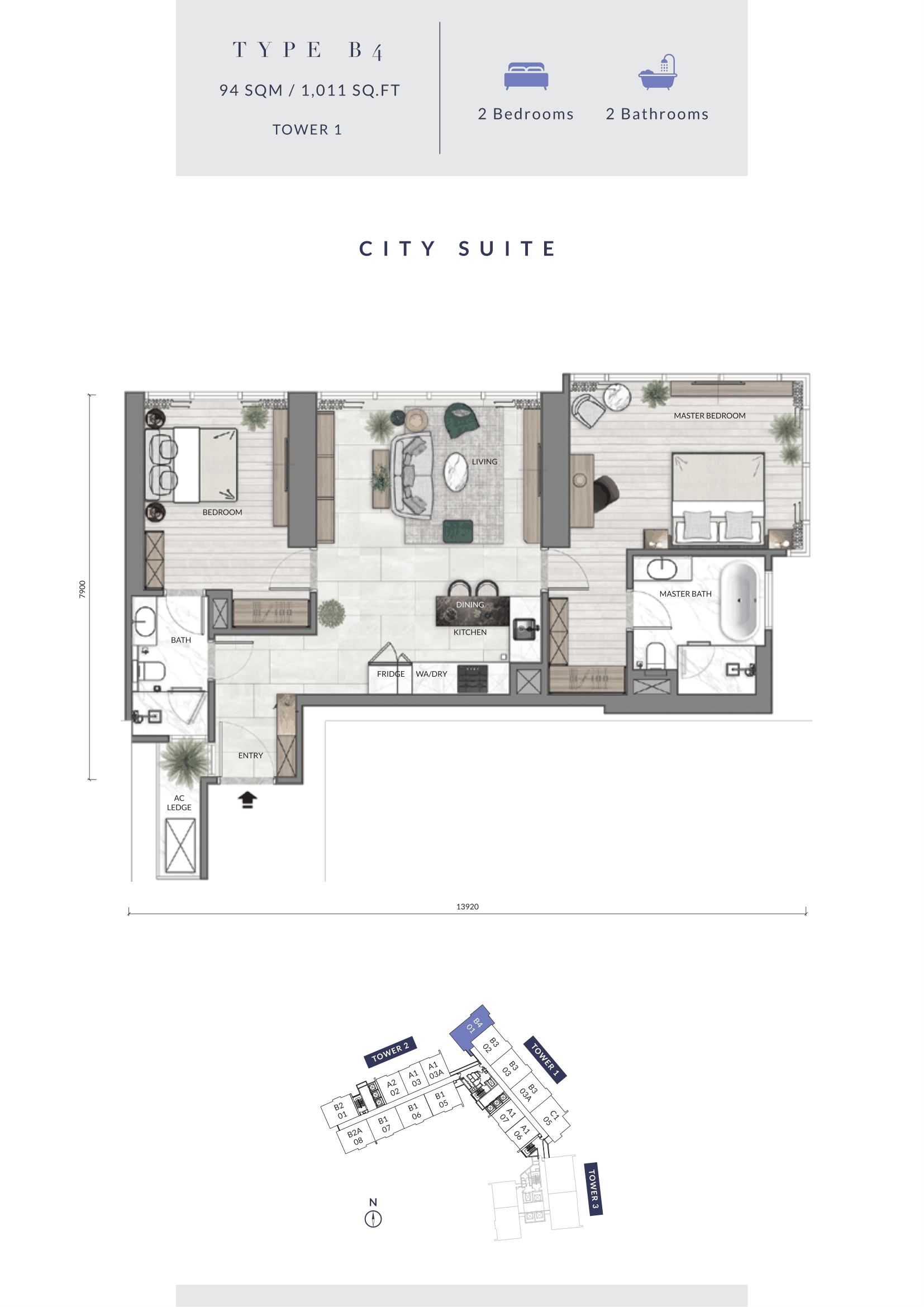 Type B4 Floor Plan