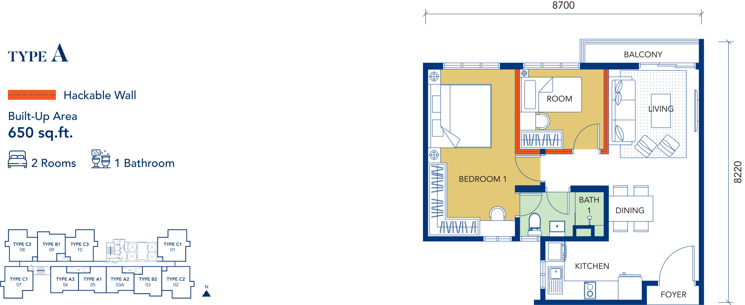 Type A Floor Plan