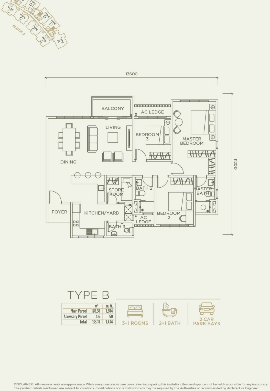 Type B Floor Plan