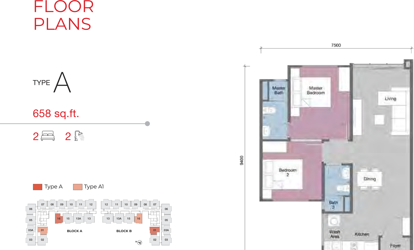Type A Floor Plan
