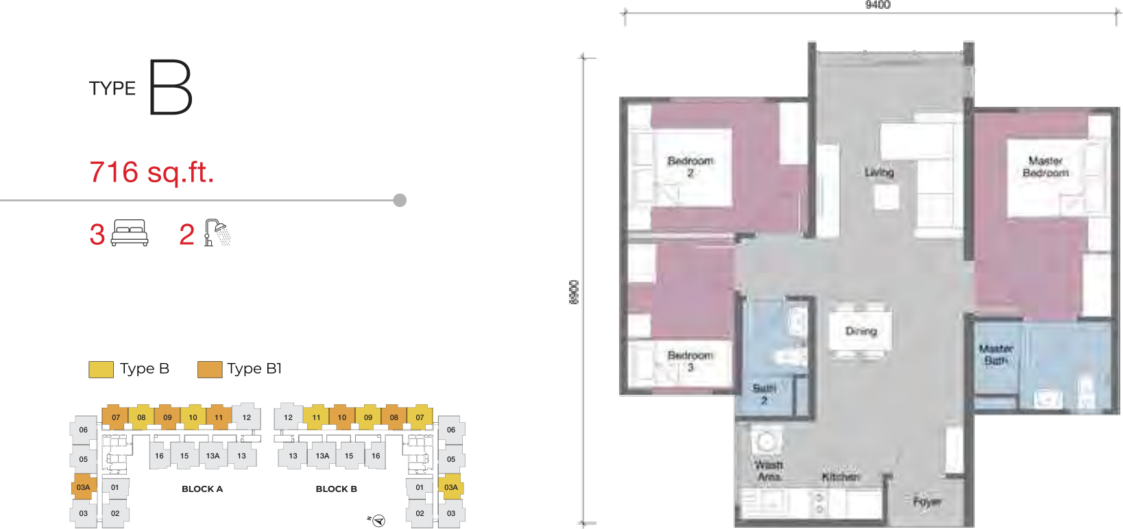 Type B Floor Plan