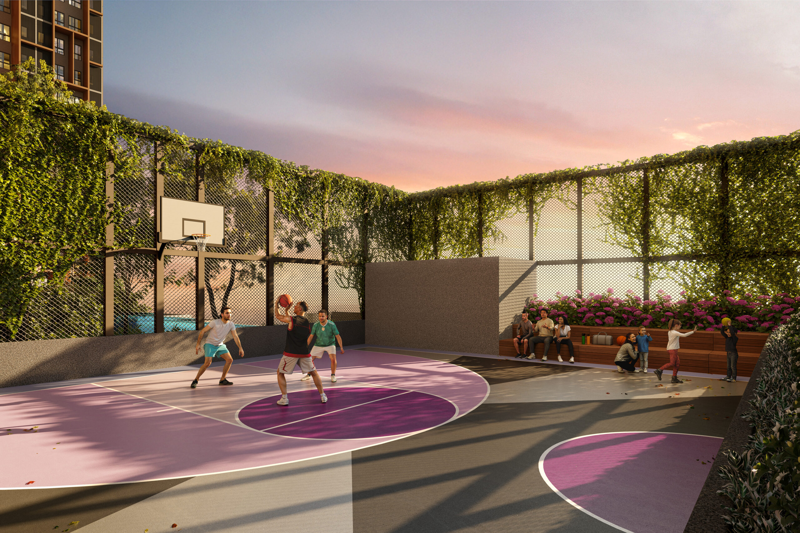 10. Half Basketball Court