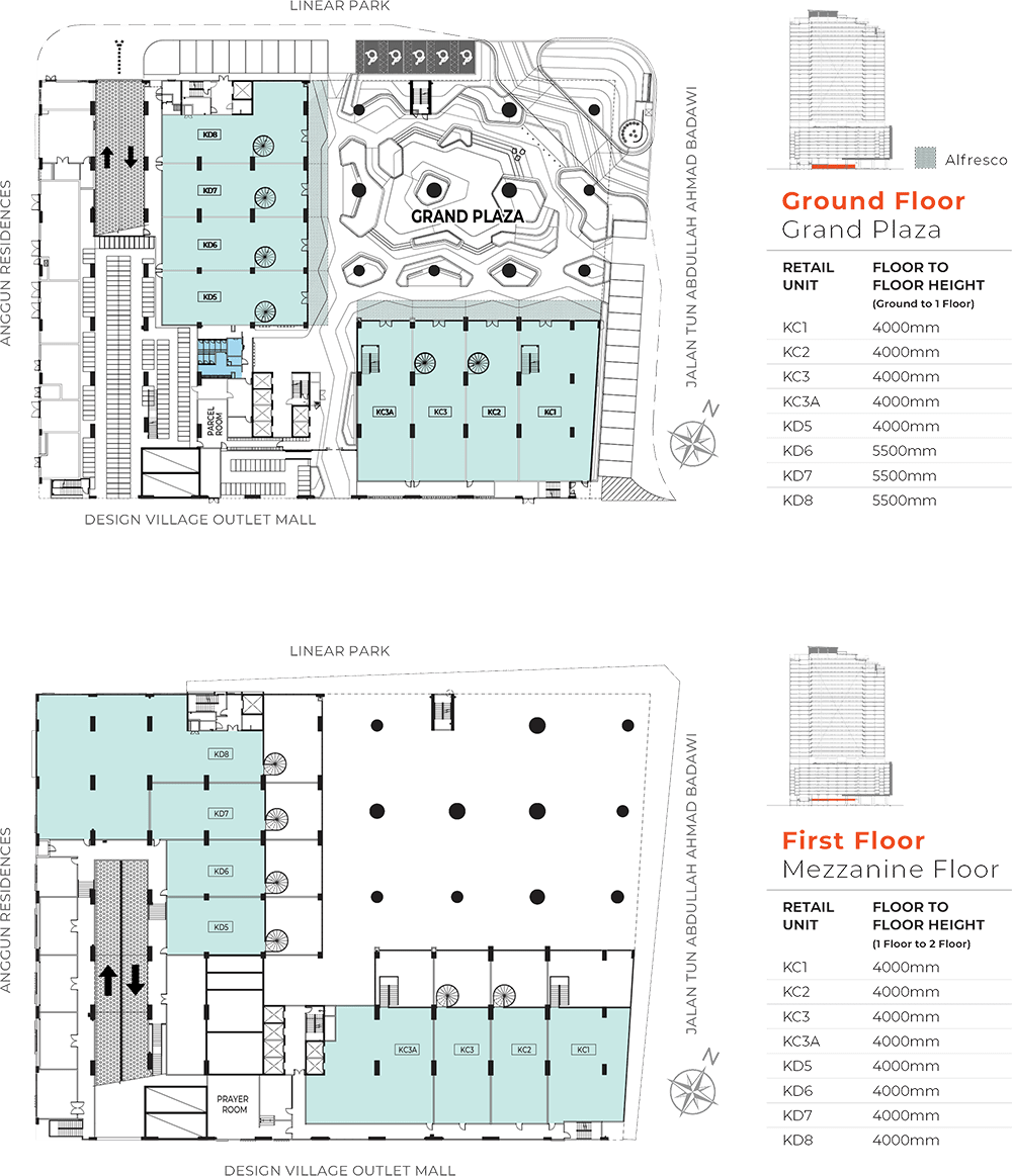 Type Retail Ground Floor Floor Plan