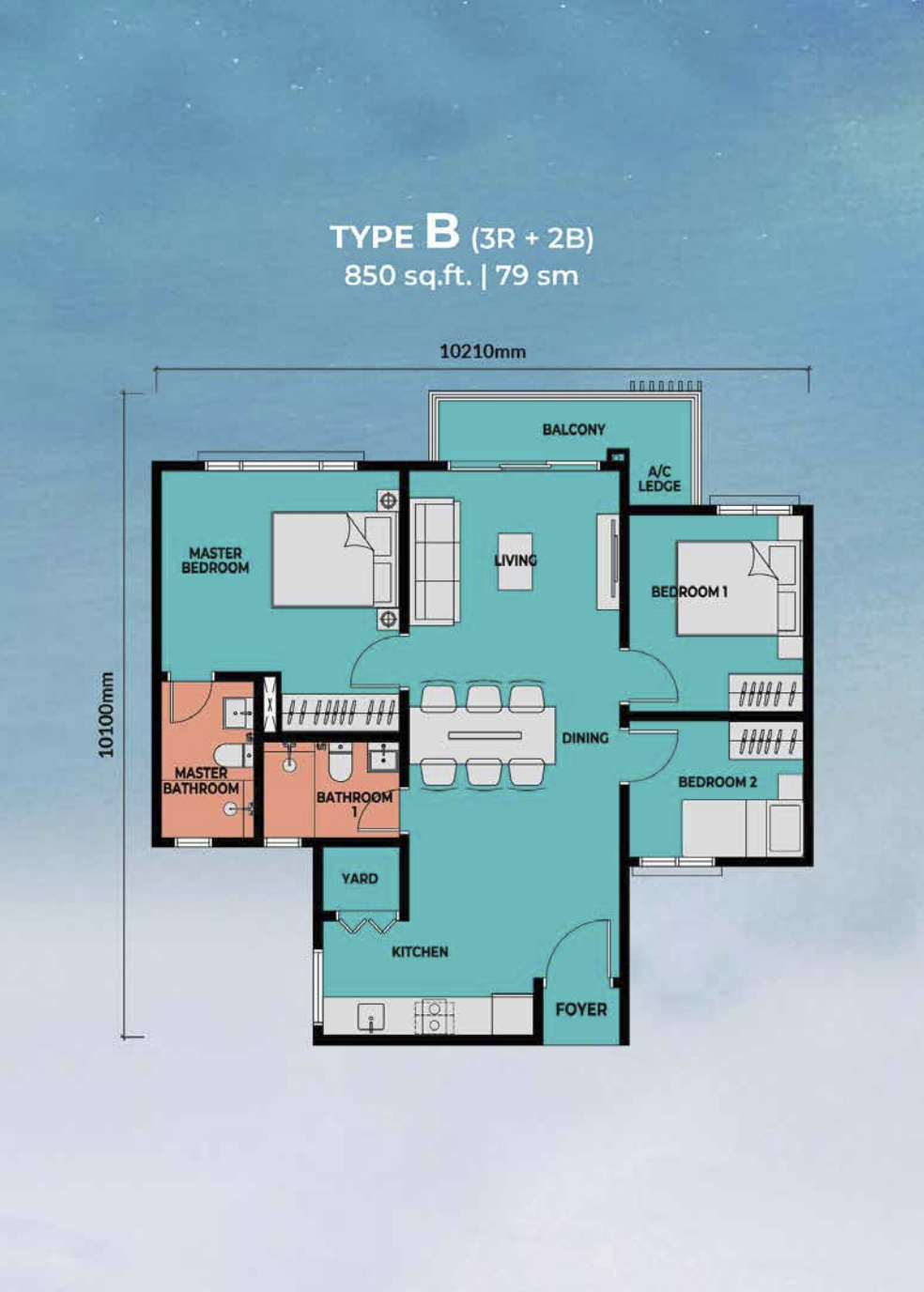 Type B Floor Plan