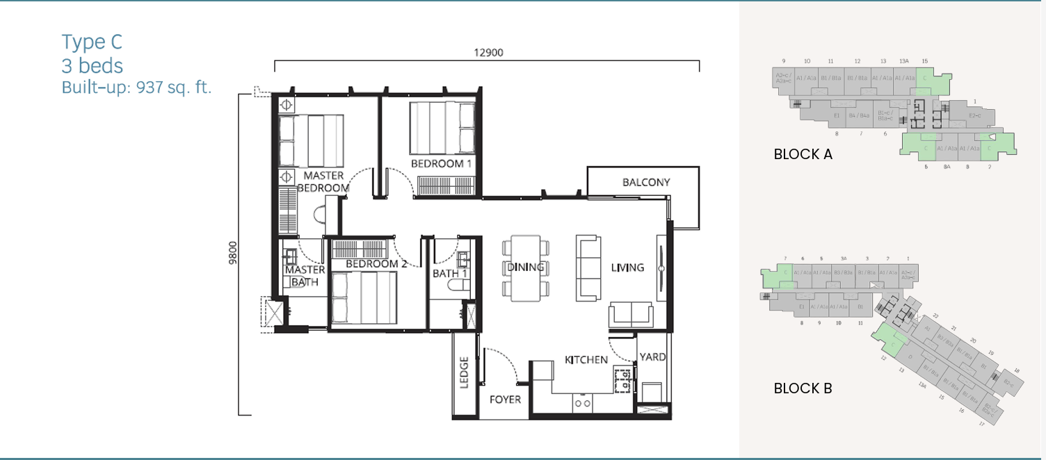Type C Floor Plan